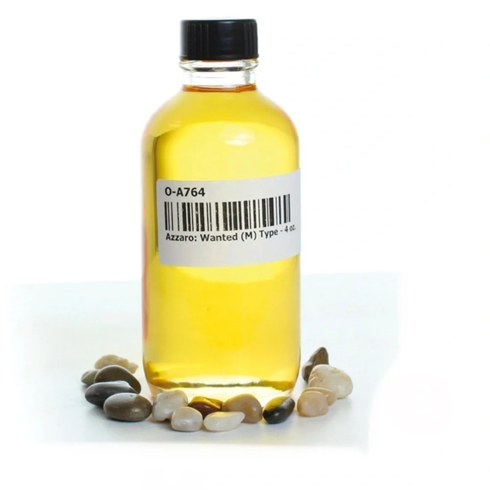 Wanted (M) Fragrance Oil 1/3 oz Glass Bottle Azzaro Type